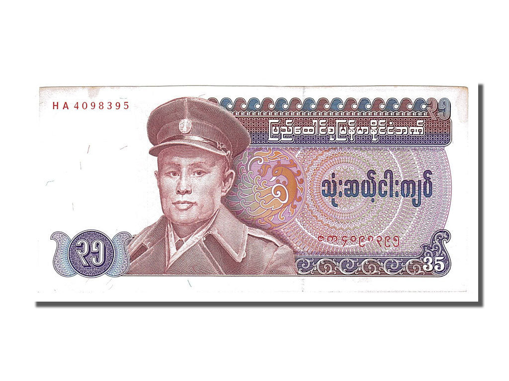 Billete, 35 Kyats, 1986, Birmania, SC