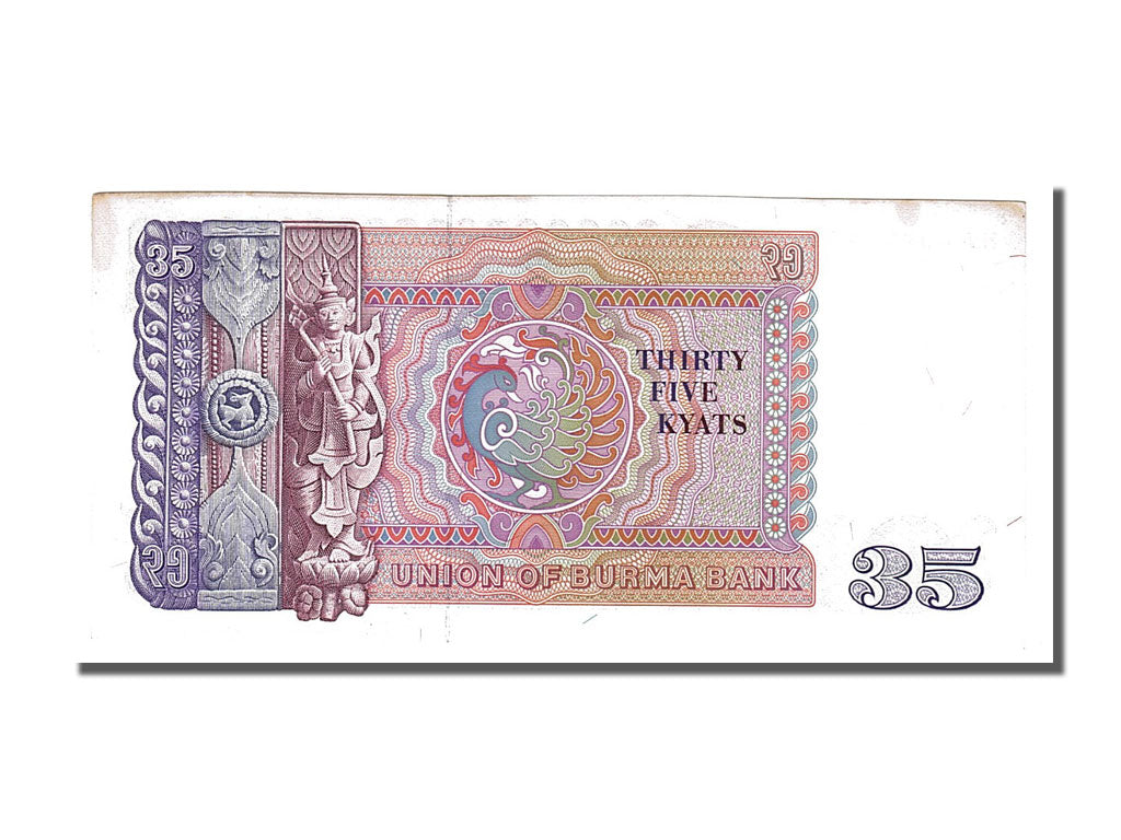 Billete, 35 Kyats, 1986, Birmania, SC