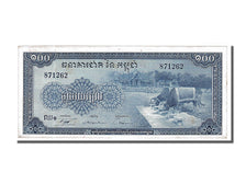 Banknote, Cambodia, 100 Riels, 1972, AU(55-58)
