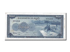 Banknote, Cambodia, 100 Riels, 1972, AU(55-58)