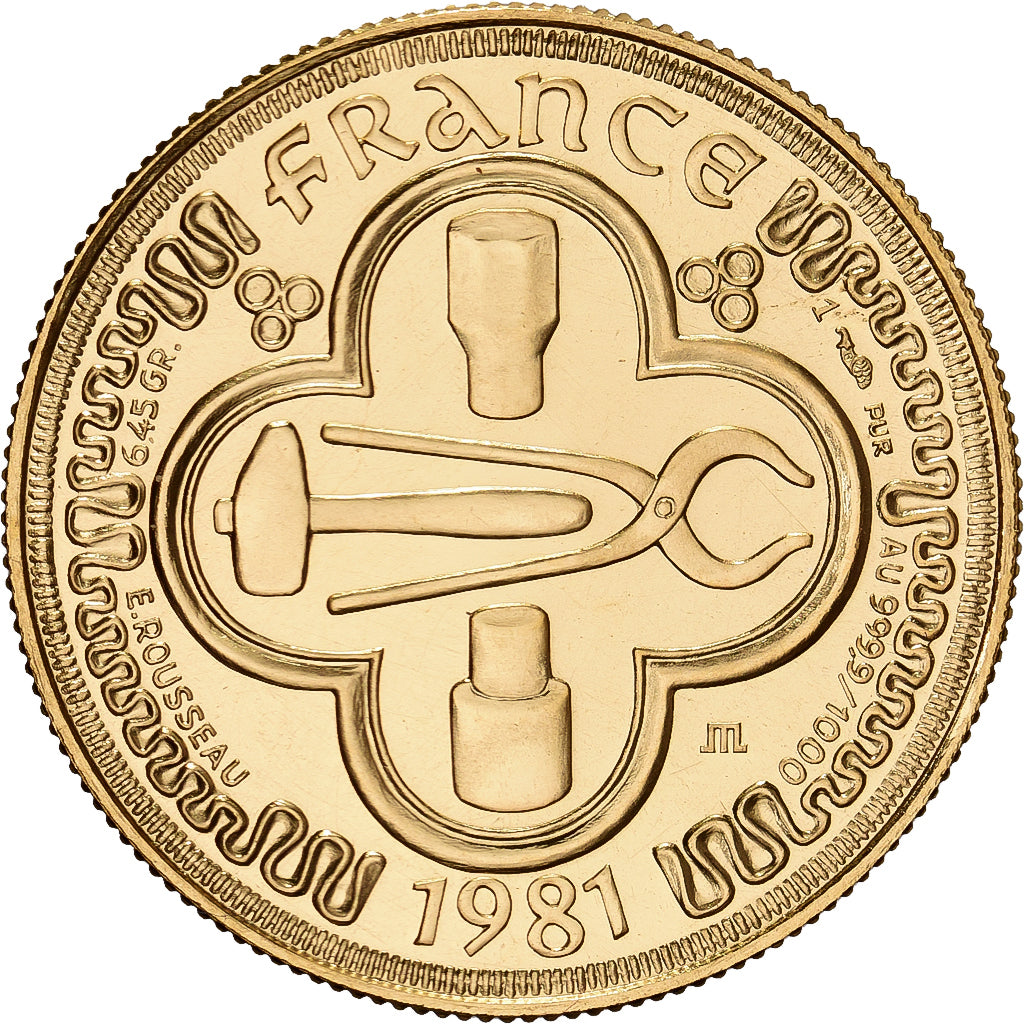 Frankrijk, Medaille, Reproduction du Franc à Cheval, Jean II le Bon, 1981