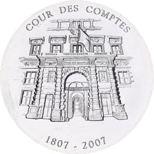 France, Token, Bicentenaire de la Cour des Comptes, 2007, Silver, MDP, MS(63)