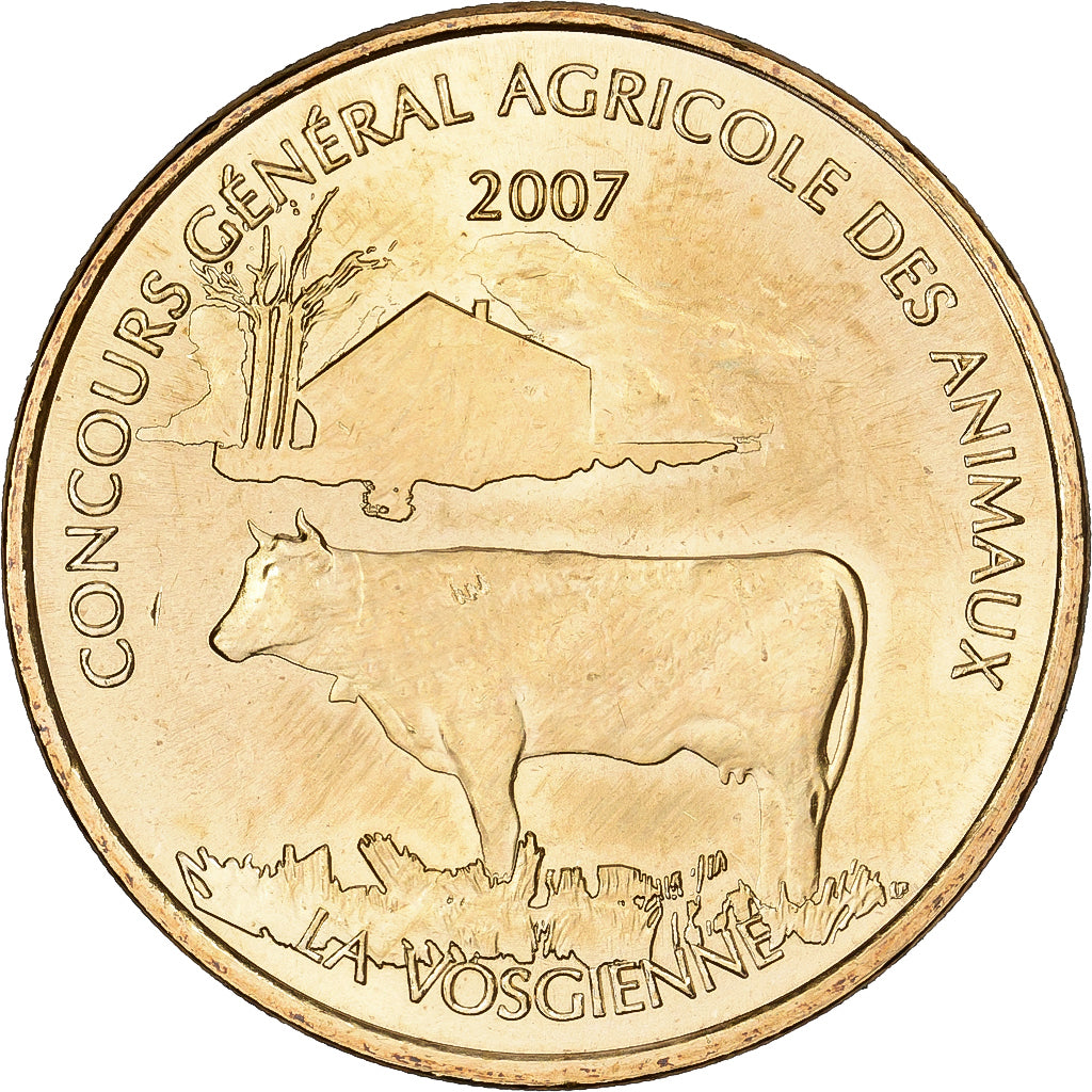 Francia, Tourist token, La Vosgienne, 2007, MDP, Nordic gold, SPL