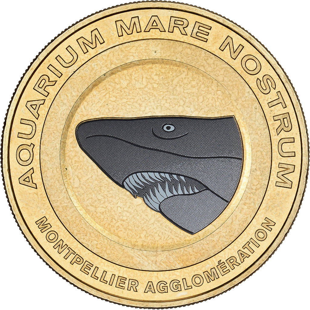 Francia, ficha, Aquarium Mare Nostrum, 2012, Rame-nichel-alluminio, MDP, SPL-