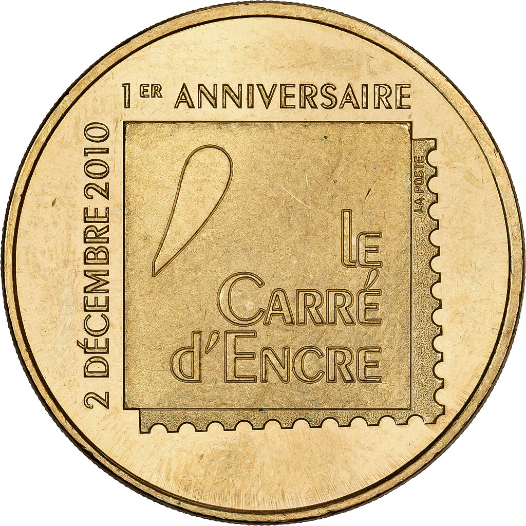 Francia, ficha, 75/ Paris - Le Carré d'encre, 2011, Rame-nichel-alluminio, MDP