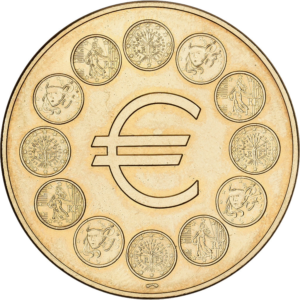 Francia, ficha, Europa, Bronzo, SPL-