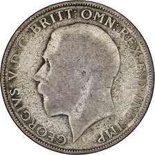 Great Britain, George V, Florin, Two Shillings, 1923, Silver, F(12-15), KM:817a