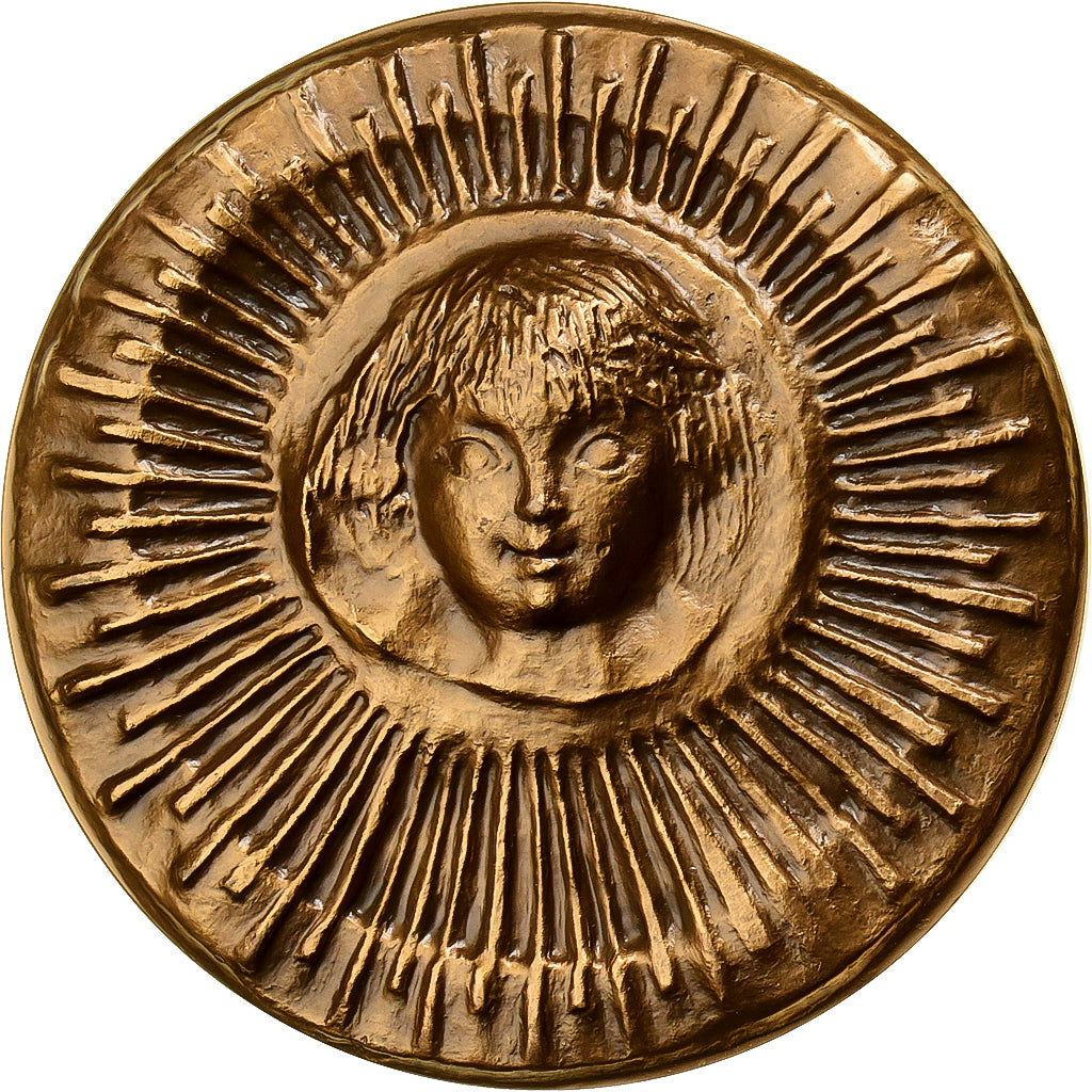 France, Medal, VIllages d'enfants SOS de France, 1986, Bronze, MS(63)