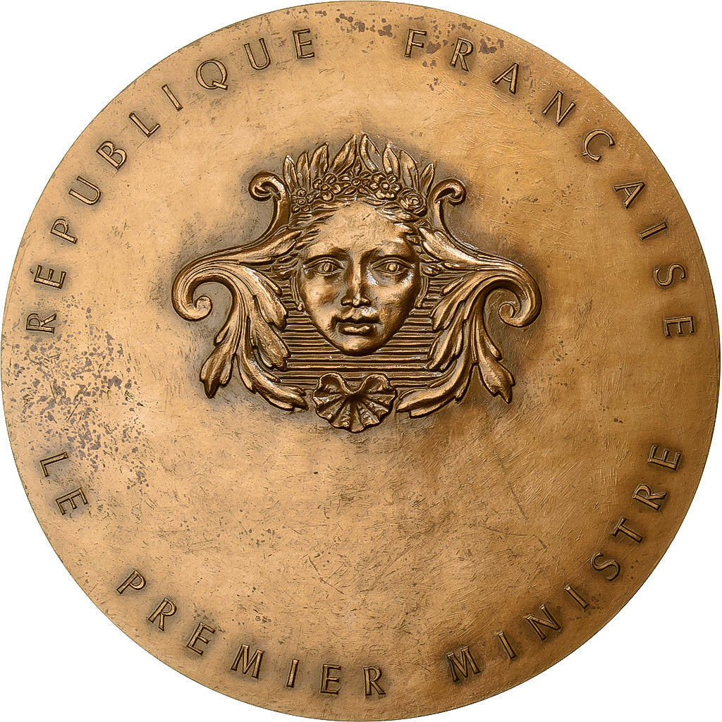 Francia, medalla, Hôtel de Matignon, Le Premier Ministre, 1991, Bronce, Merlet