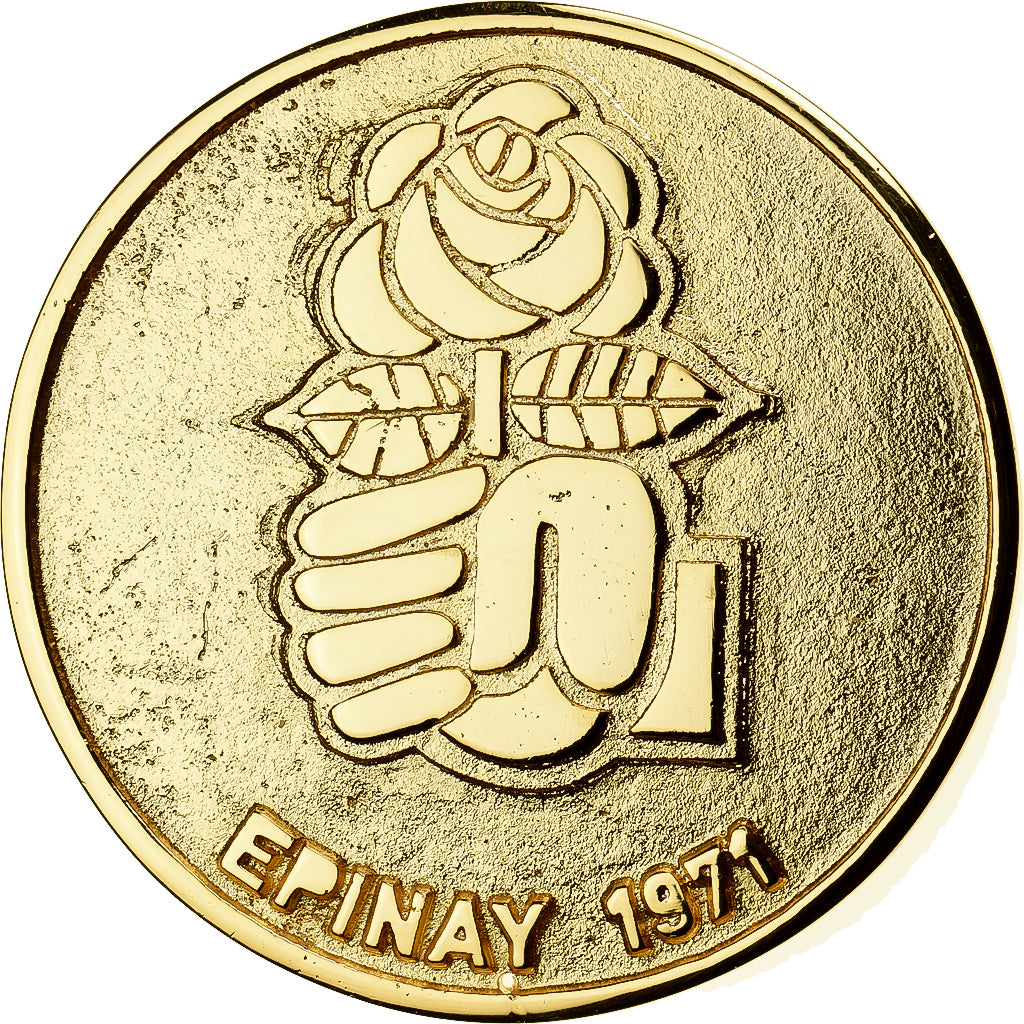 Francia, medaglia, Parti Socialiste, Fédération de la Somme, Epinay, 1971