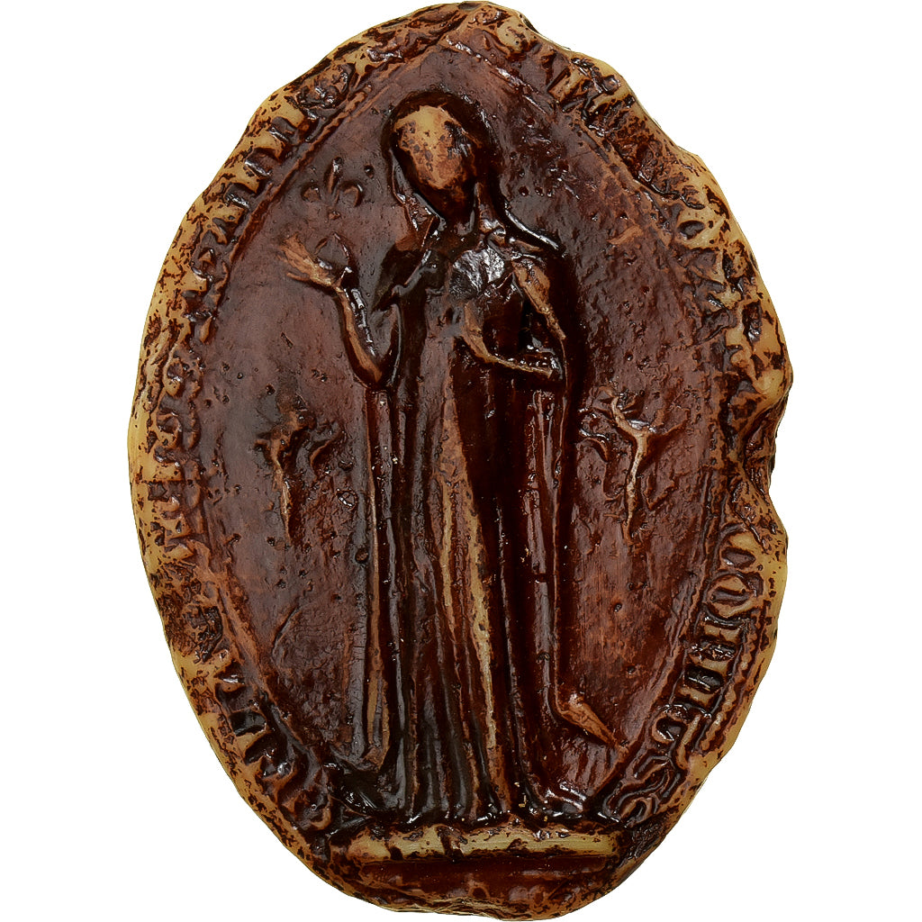 Francia, medaglia, Moulage, Reproduction du Sceau de Marguerite de Flandre