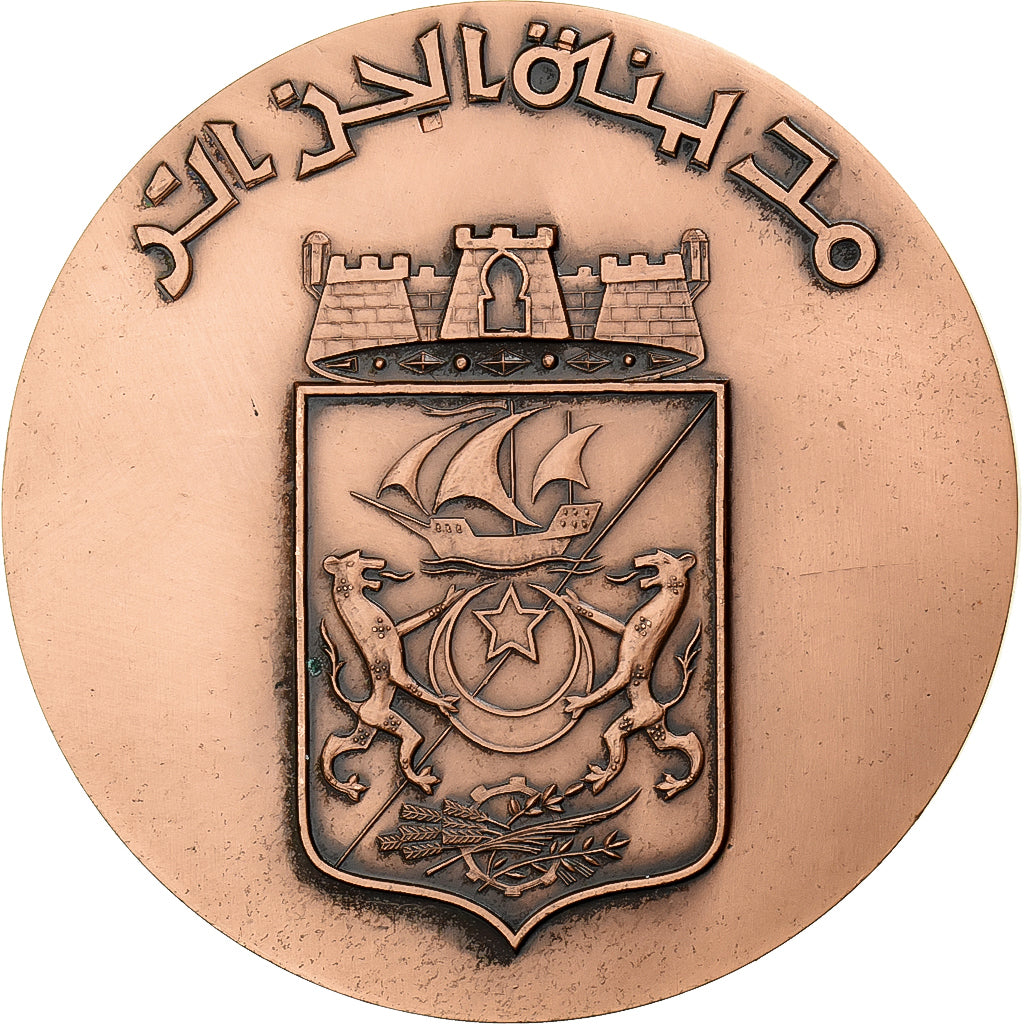 Spain, Medal, Ville d'Alger, Vallmitjana, Bronze, Adams, MS(63)