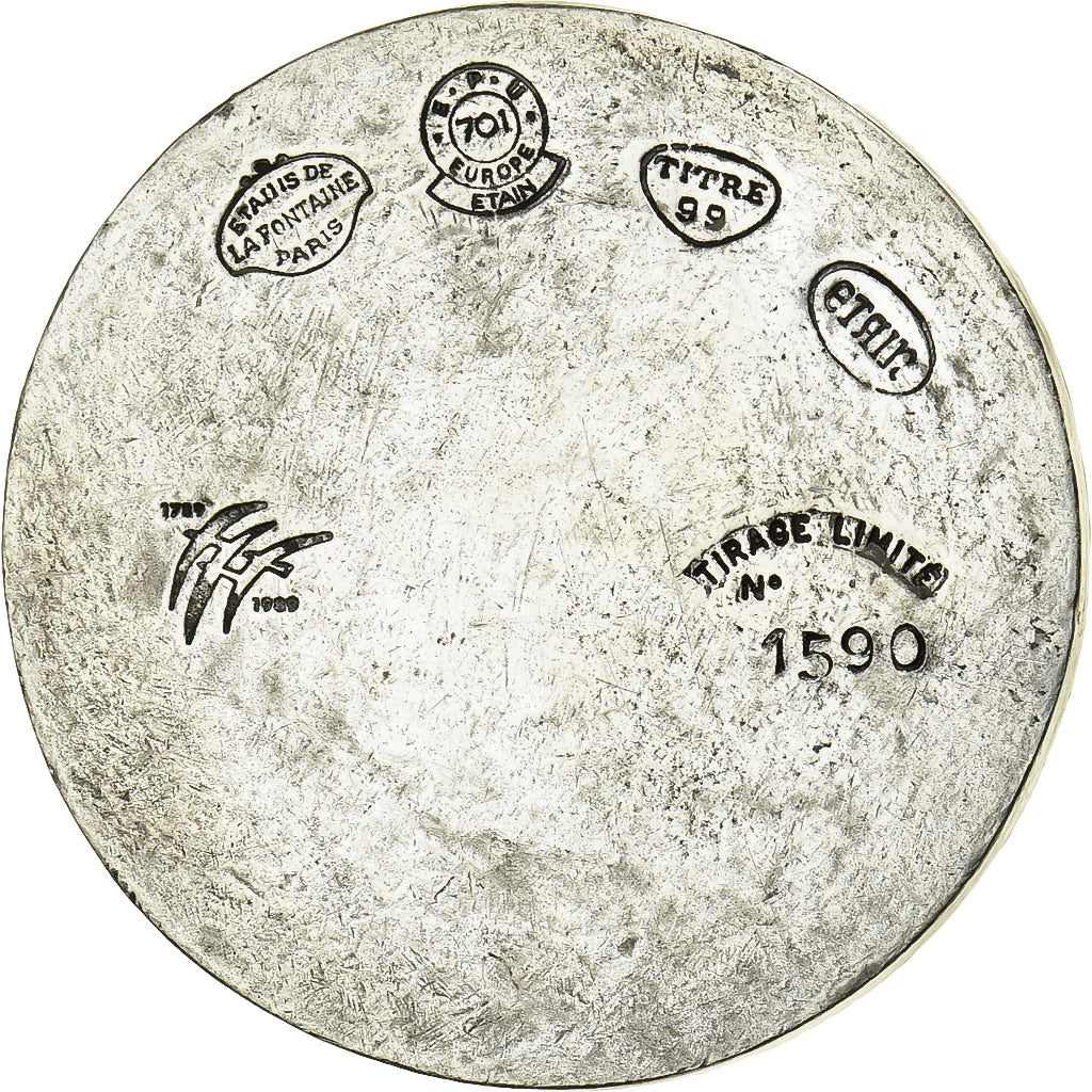 Francia, medaglia, Bicentenaire de la Révolution, Je Veille sur la Nation