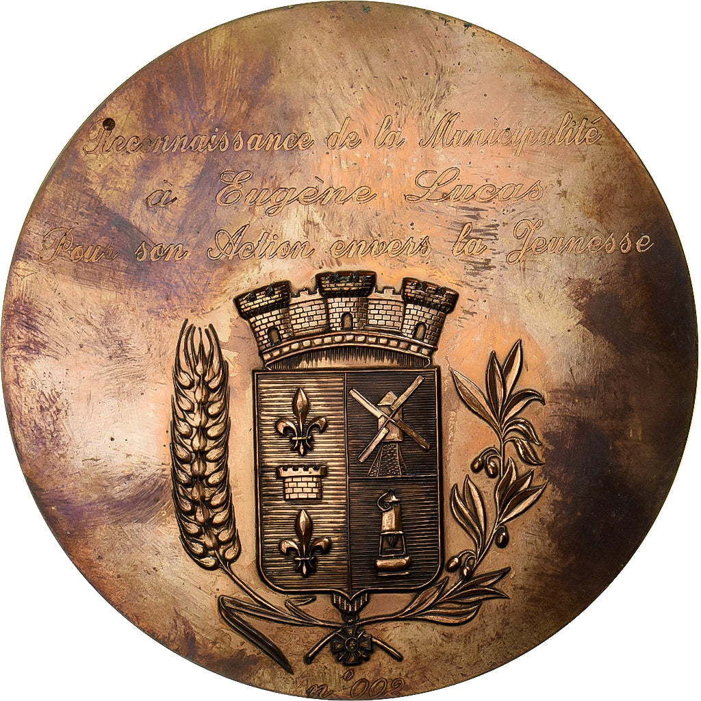 France, Medal, Ville de Noyelles-les-Vermelles, Bronze, Monnaie de Paris