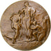 Francja, medal, Femmes Nues, Allégories des Trois Métaux, n.d., Brązowy