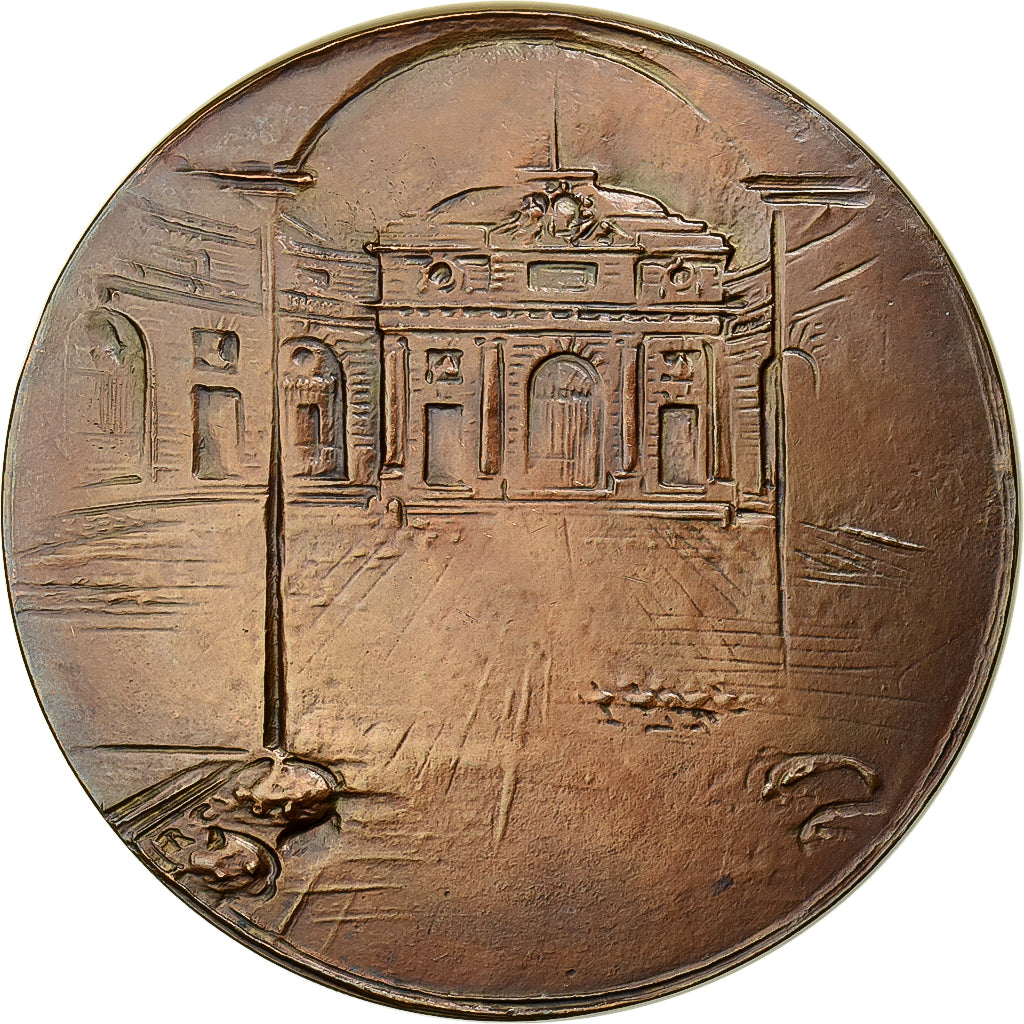 Francja, medal, Femmes Nues, Allégories des Trois Métaux, n.d., Brązowy