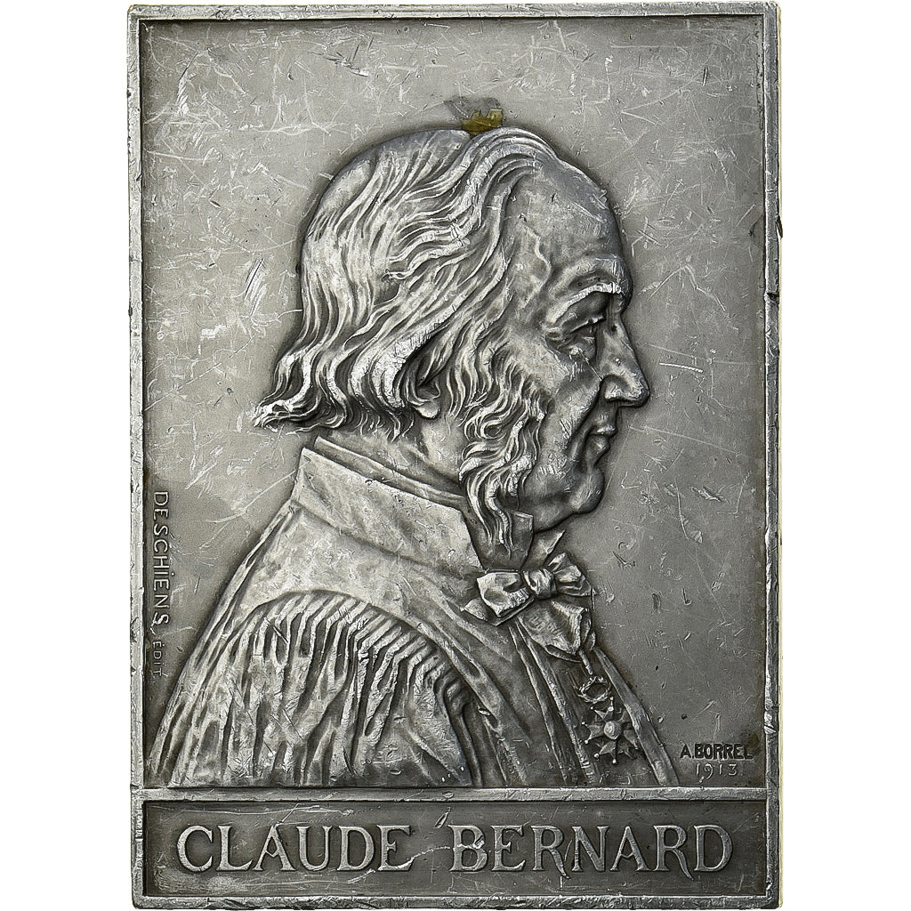 Francia, medaglia, Claude Bernard, 1913, Alluminio, Deschiens, BB