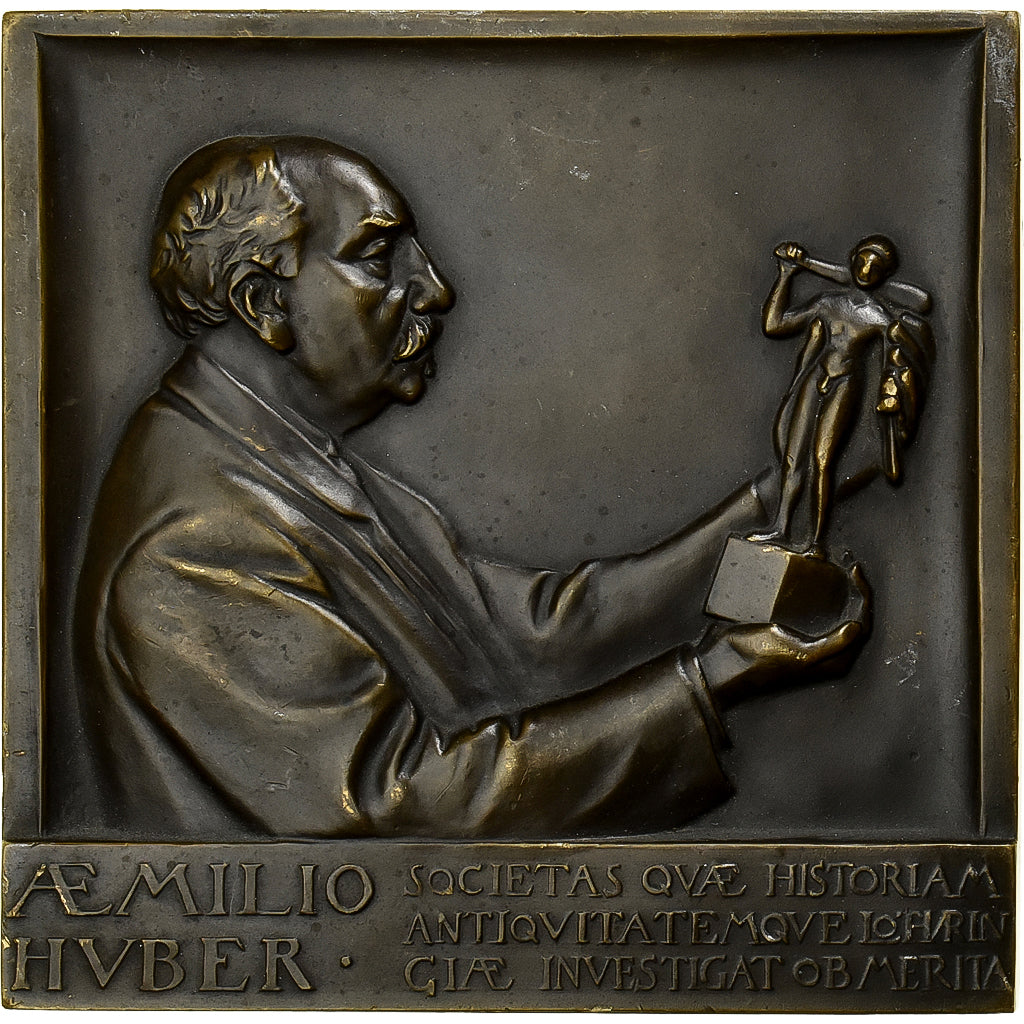 France, Medal, Emile Huber, Sarreguemines, Bronze, EF(40-45)