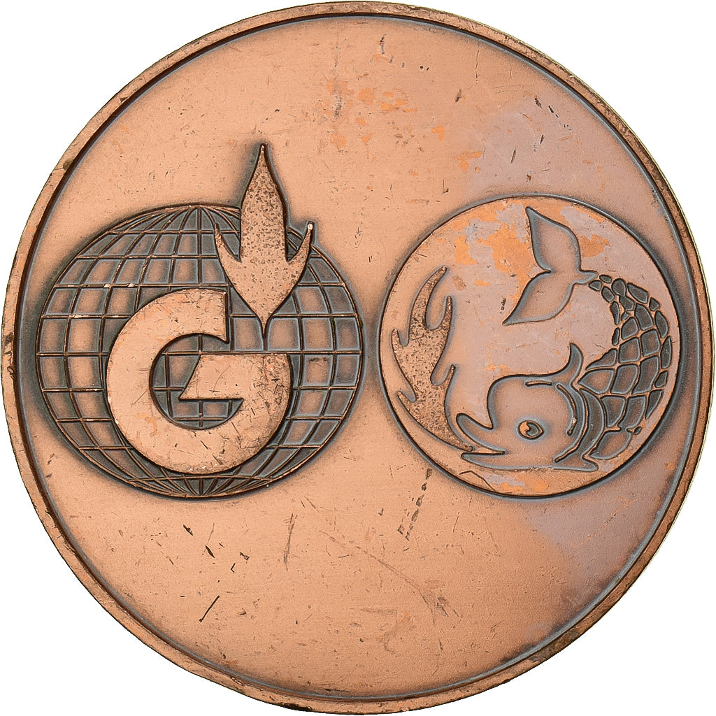 Francia, medaglia, Geogas, Gazocéan, Technigaz, René Boudet, 2004, Bronzo, BB