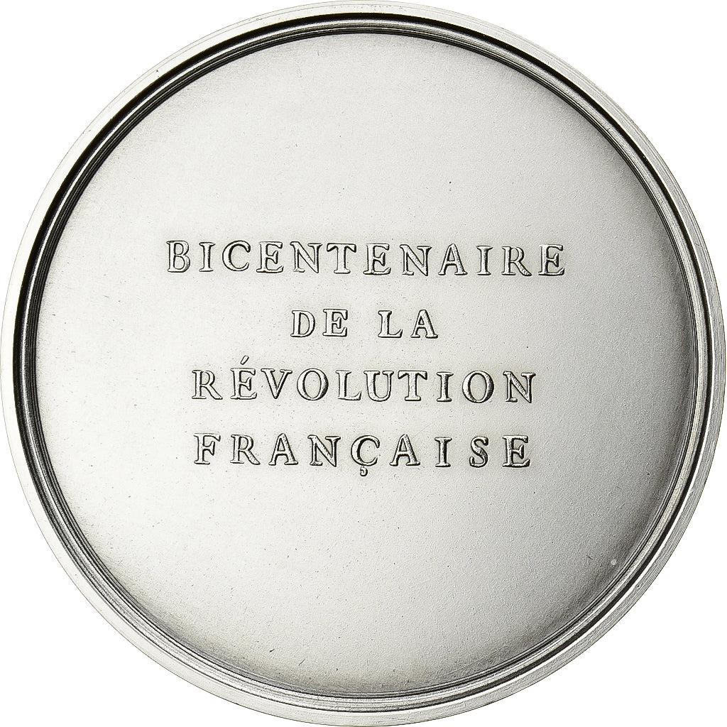 Francia, medaglia, Révolution Française, Bataille de Valmy, Bronzo argentato