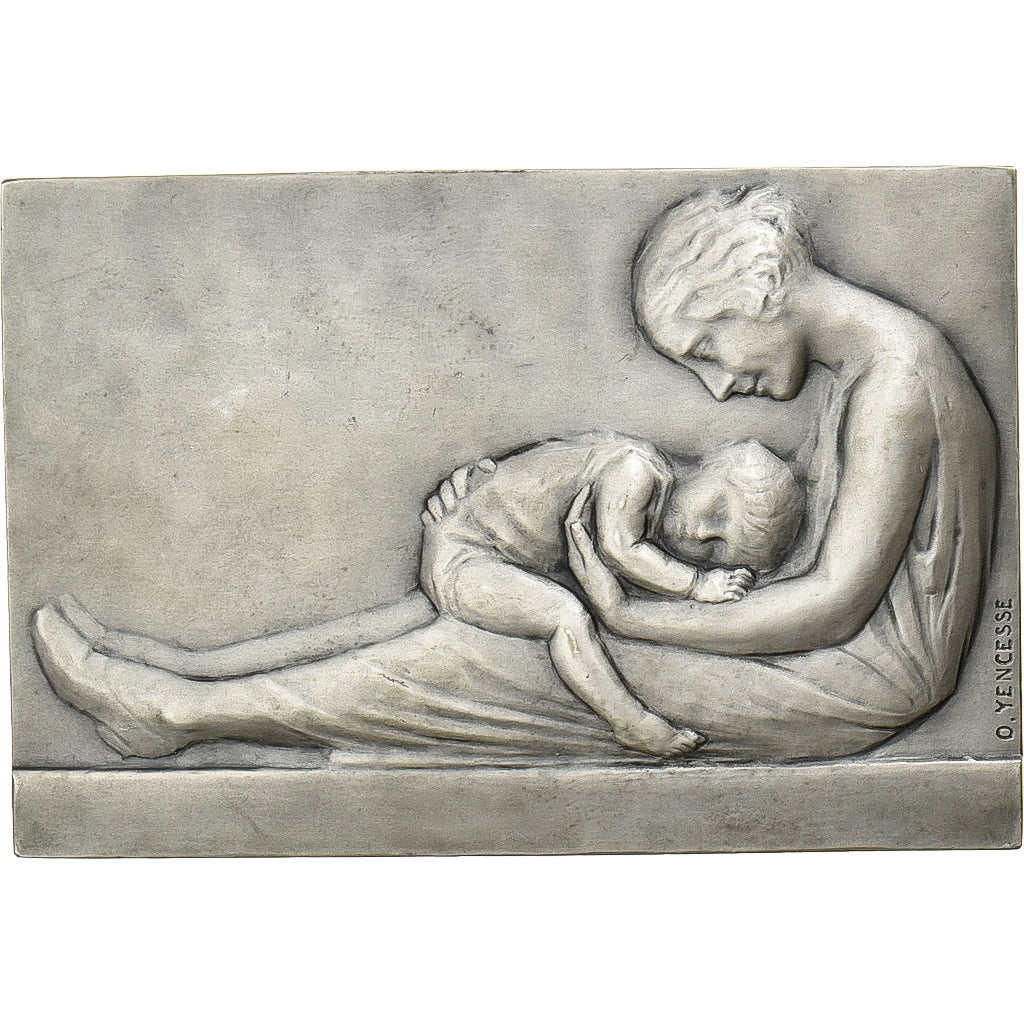 Frankrijk, Medaille, Orphelinat de l'Enseignement Primaire, 1940, Silvered