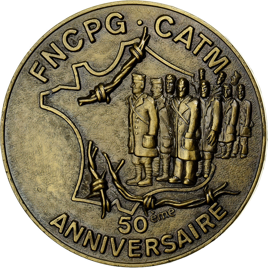 France, Medal, Combattants Prisonniers de Guerre, 50ème Anniversaire, 1995