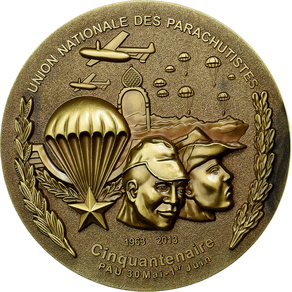 Francia, medaglia, Cinquantenaire de l'Union Nationale des Parachutistes, 2013