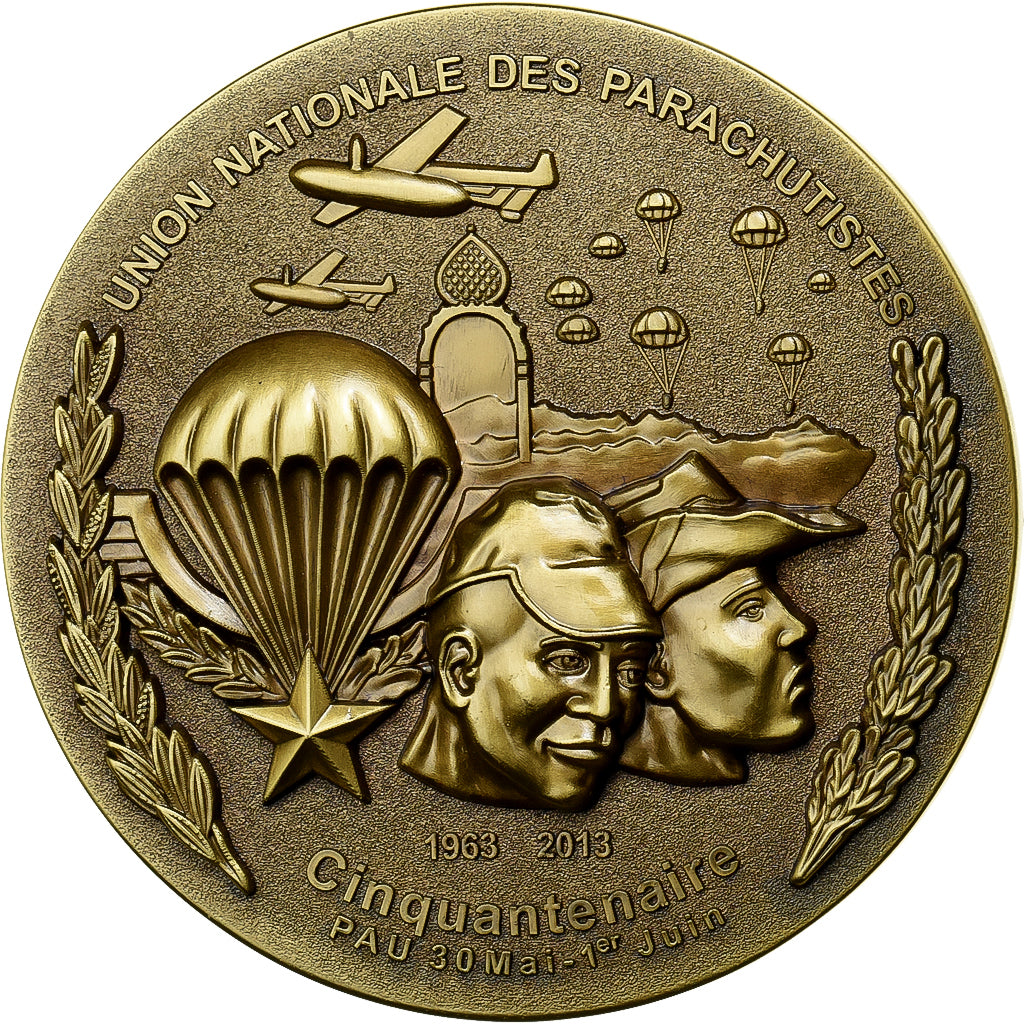 Frankreich, Medaille, Cinquantenaire de l'Union Nationale des Parachutistes