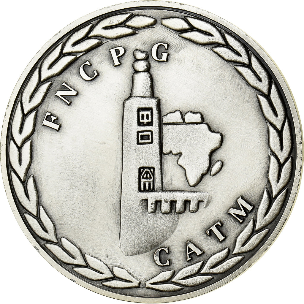 Francia, medaglia, 40ème Anniversaire de la Fin de la Guerre en Afrique du