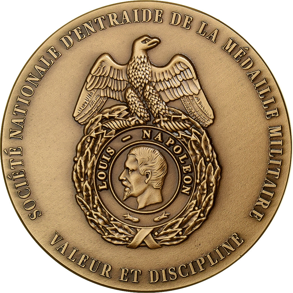 Francia, medalla, Société d'Entraide de la Médaille Militaire, Valeur et