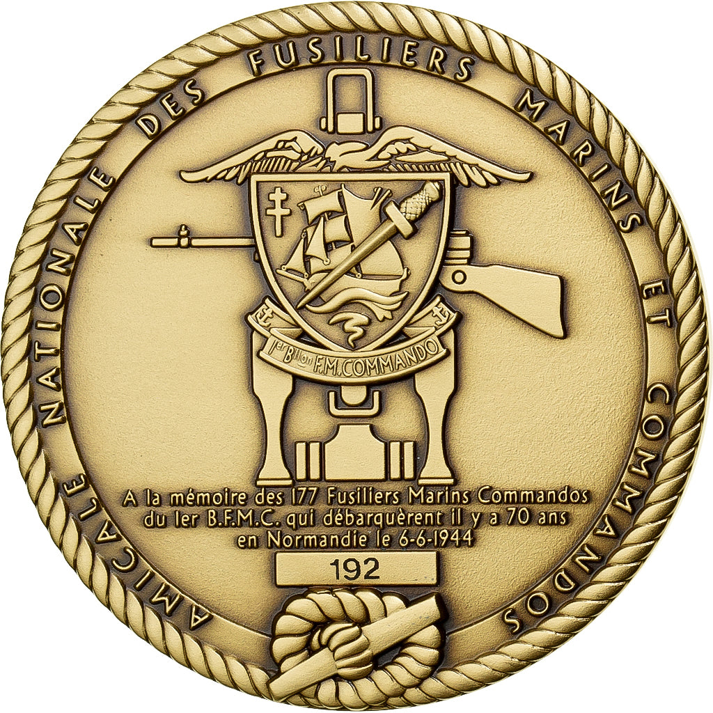 France, Medal, 70ème Anniversaire du Débarquement de Normandie, D-DAY, 2014
