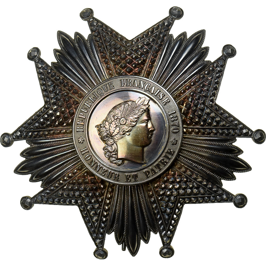 France, Medal, Plaque Grand Croix Légion d'Honneur, Excellent Quality, Silver