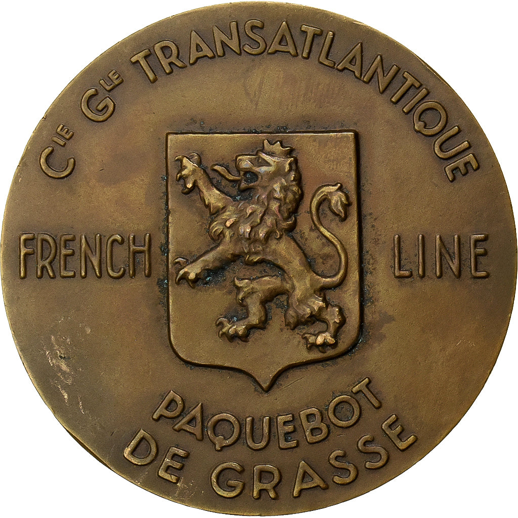 Frankreich, Medaille, Compagnie Générale Transatlantique, Paquebot De Grasse