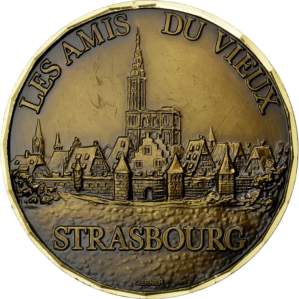 Francia, medaglia, Les Amis du Vieux Strasbourg, 2001, Bronzo, SPL-