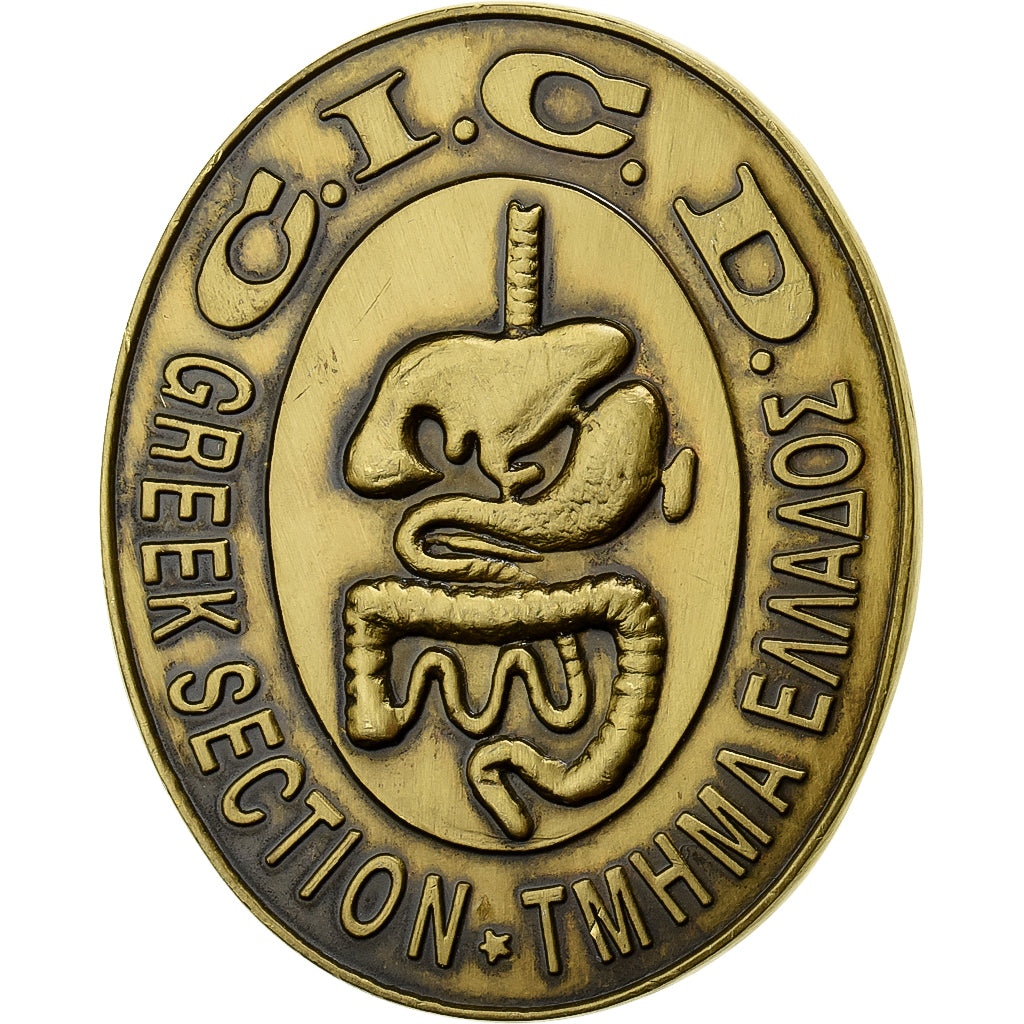 Grécia, medalha, 13th World Congress Athens, 1992, Bronze, MS(63)