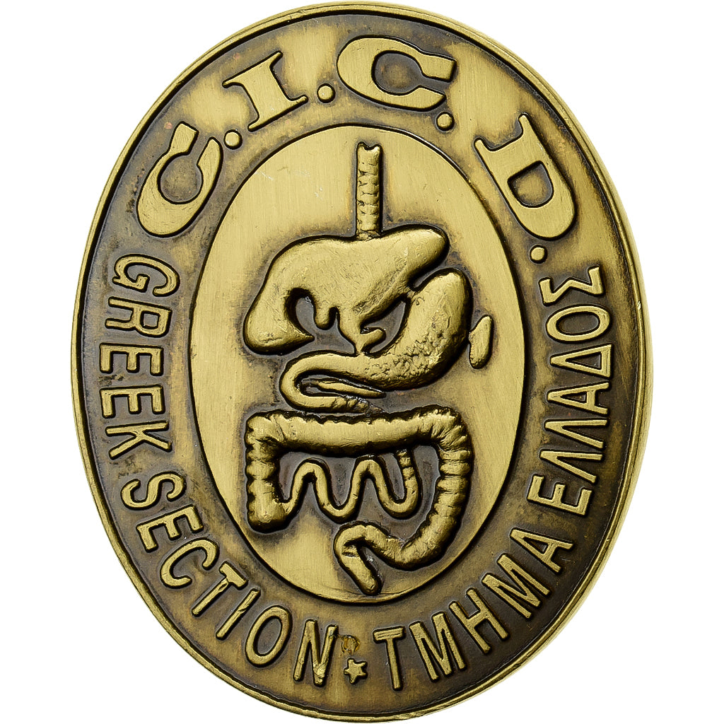 Grécia, medalha, 13th World Congress Athens, 1992, Bronze, MS(63)