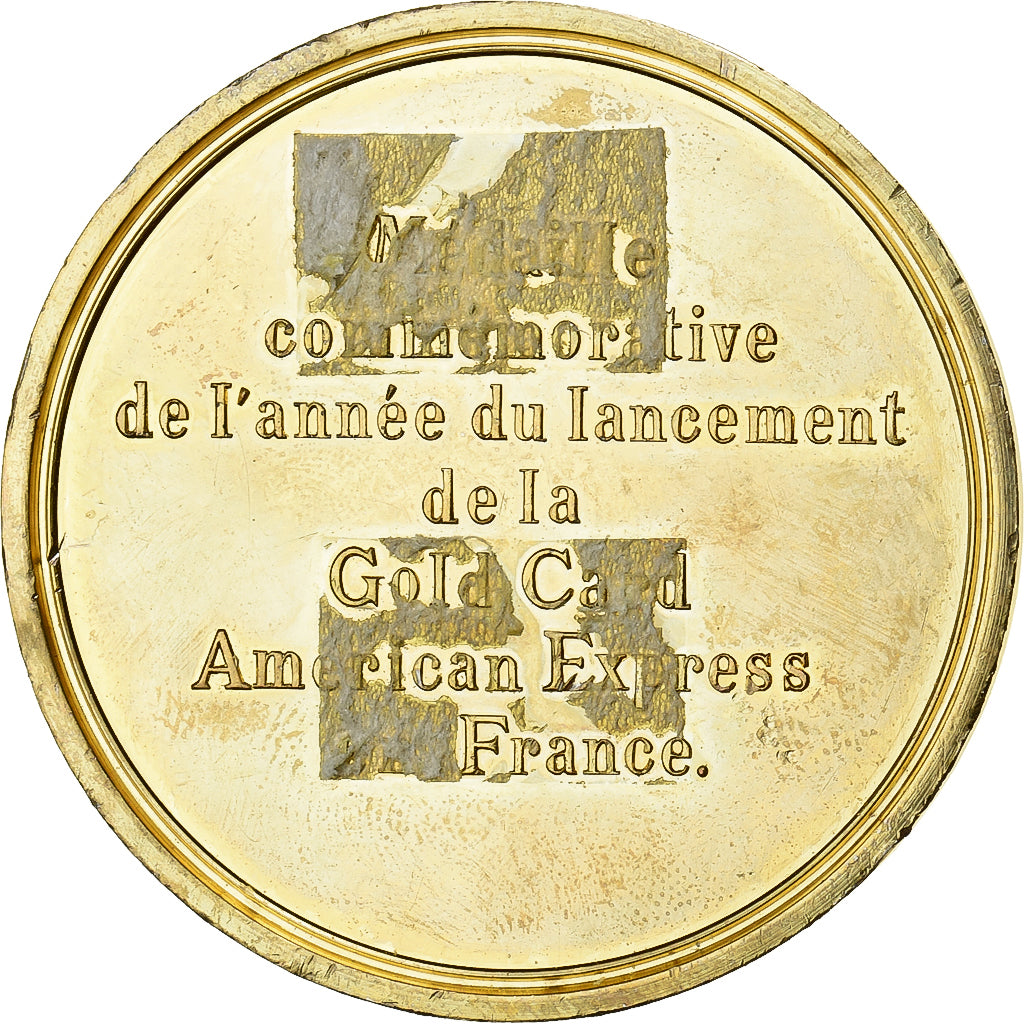 Francia, medaglia, Lancement de la Gold Card American Express, Bronzo, BB+