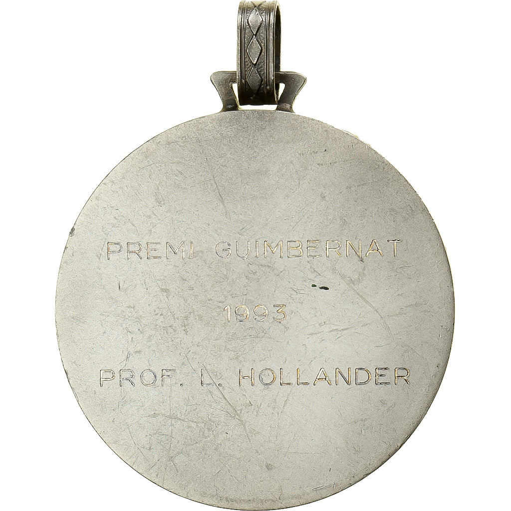 Spanje, Medaille, Societat Catalana de Cirurgia, 1993, Silvered bronze, PR