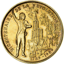 Francja, medal, Bicentenaire de la Révolution Française, 1989, Vermeil