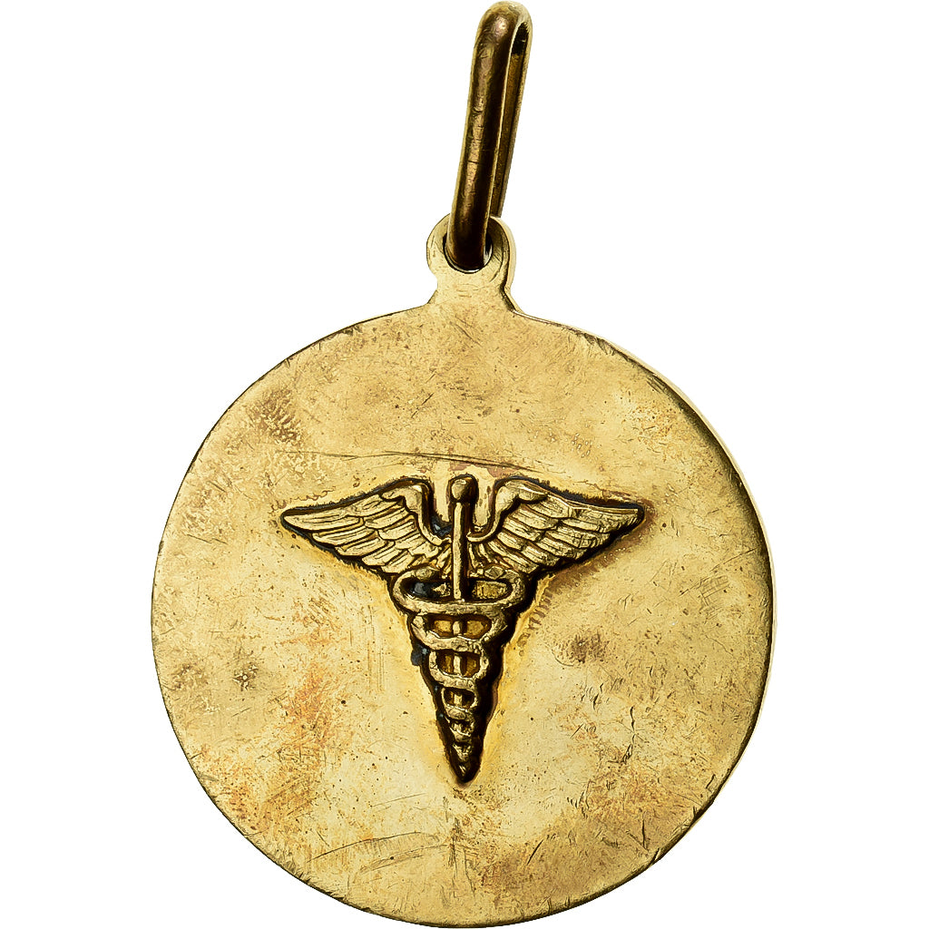 Pérou, Médaille, Facultad de Medicina, 1986, Gilt Metal, TTB+, San Fernando