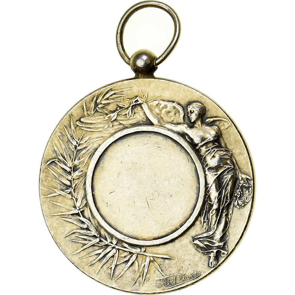 France, Medal, Concours de Pompes à Incendie, Silver, Rivet, EF(40-45)