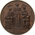 Frankrijk, Medaille, Enseignement primaire, 1857, Koper, Farochon, ZF+