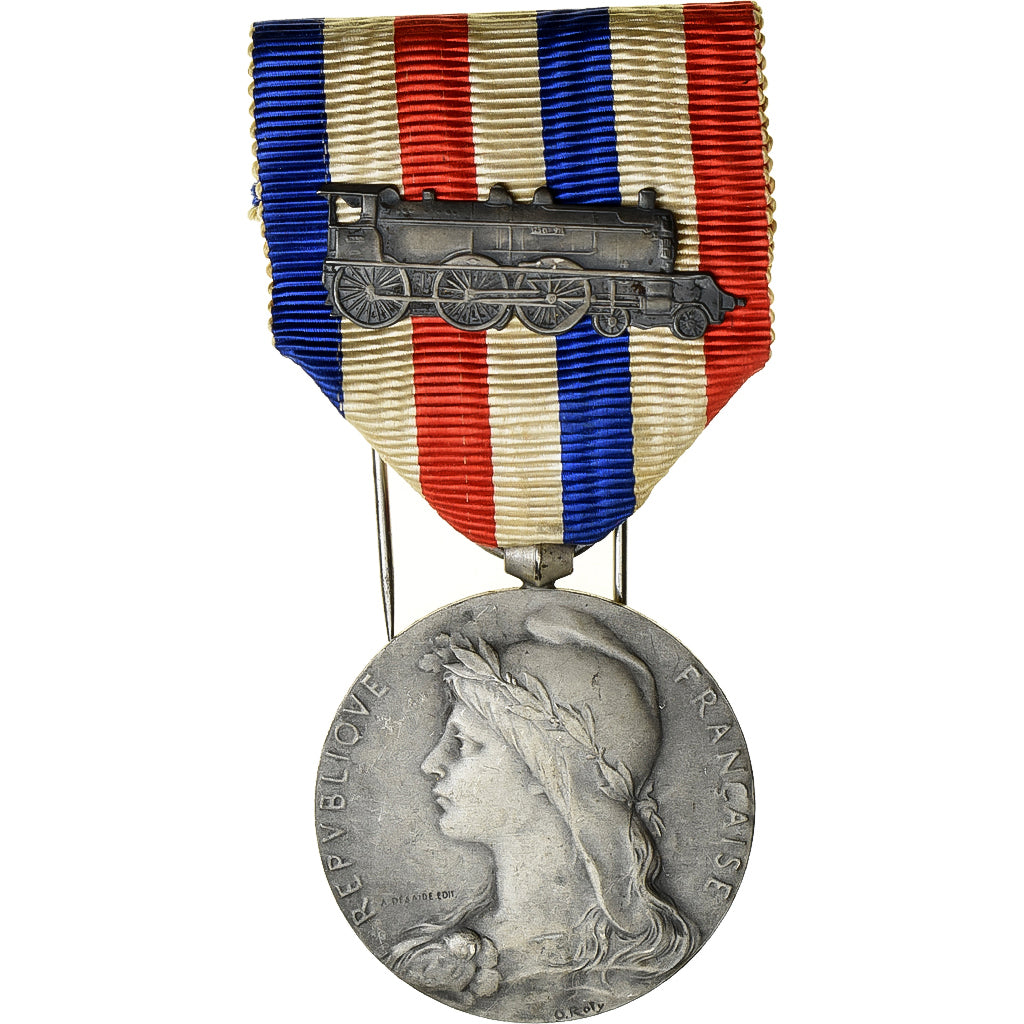 Francja, Honneur des Chemins de Fer, medal, 1919, Bardzo dobra jakość, Roty