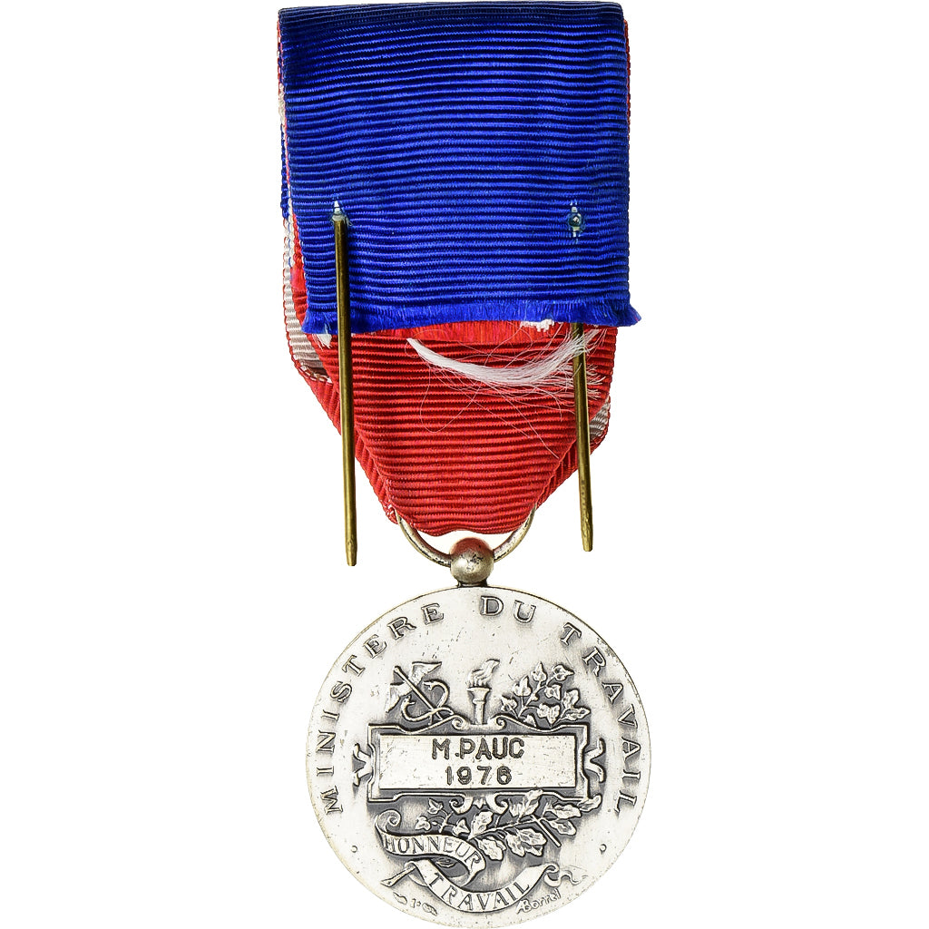 Francia, Médaille d'honneur du travail, medaglia, 1976, Eccellente qualità