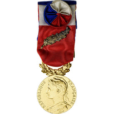 France, Médaille d'honneur du travail, Medal, 1977, Excellent Quality, Borrel