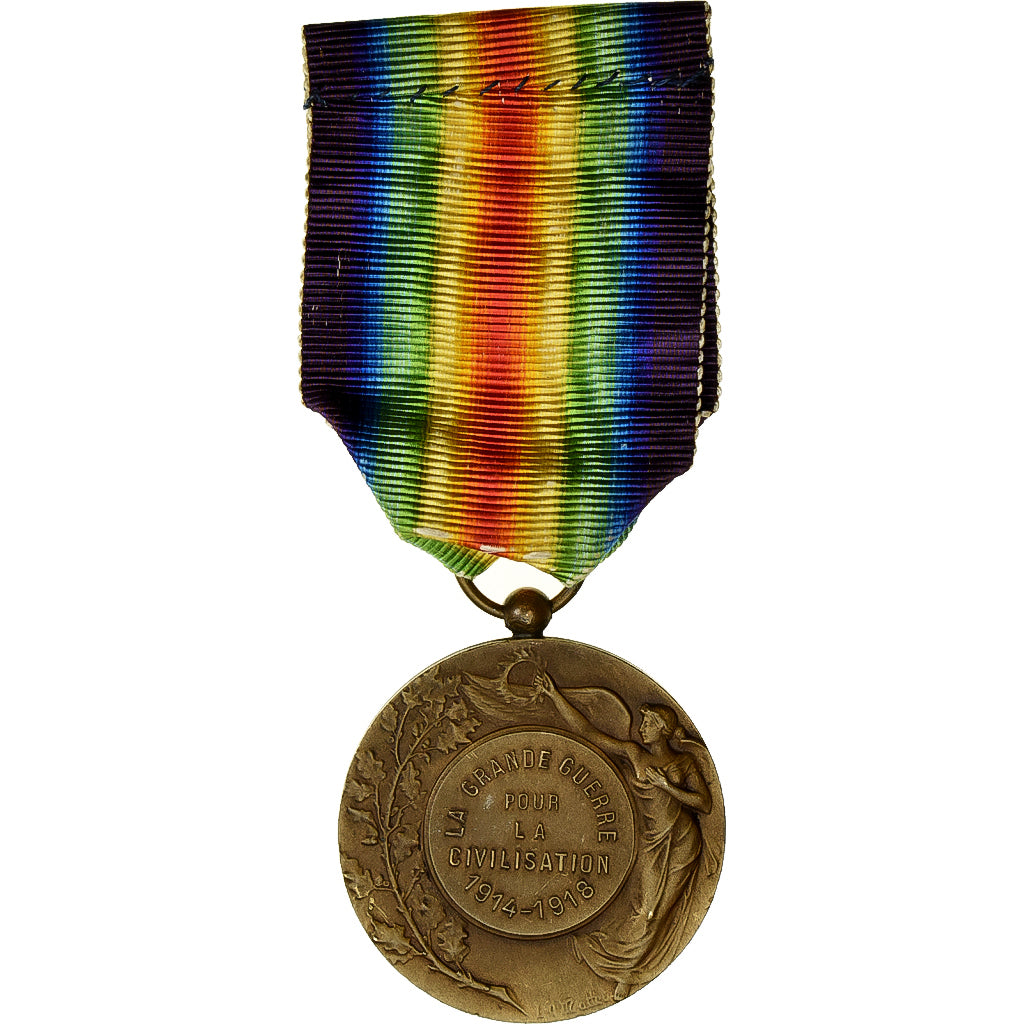 França, Médaille Interalliée de la Victoire, medalha, 1914-1918, Modèle