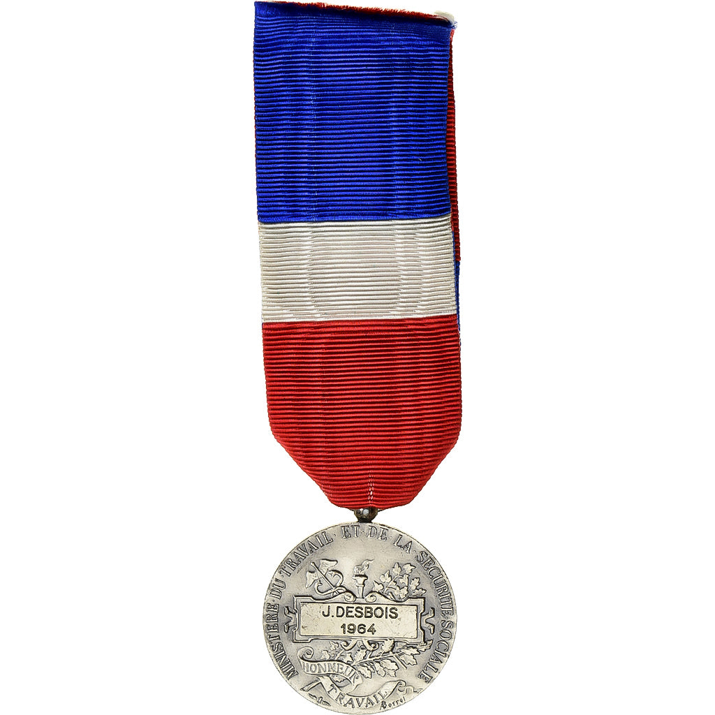 France, Ministère du Travail et de la Sécurité Sociale, Médaille, 1964