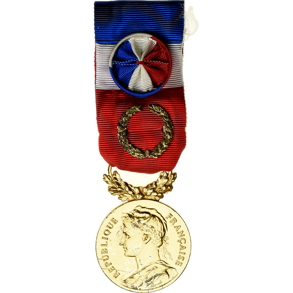 France, Médaille d'honneur du travail, Médaille, 1987, Excellent Quality