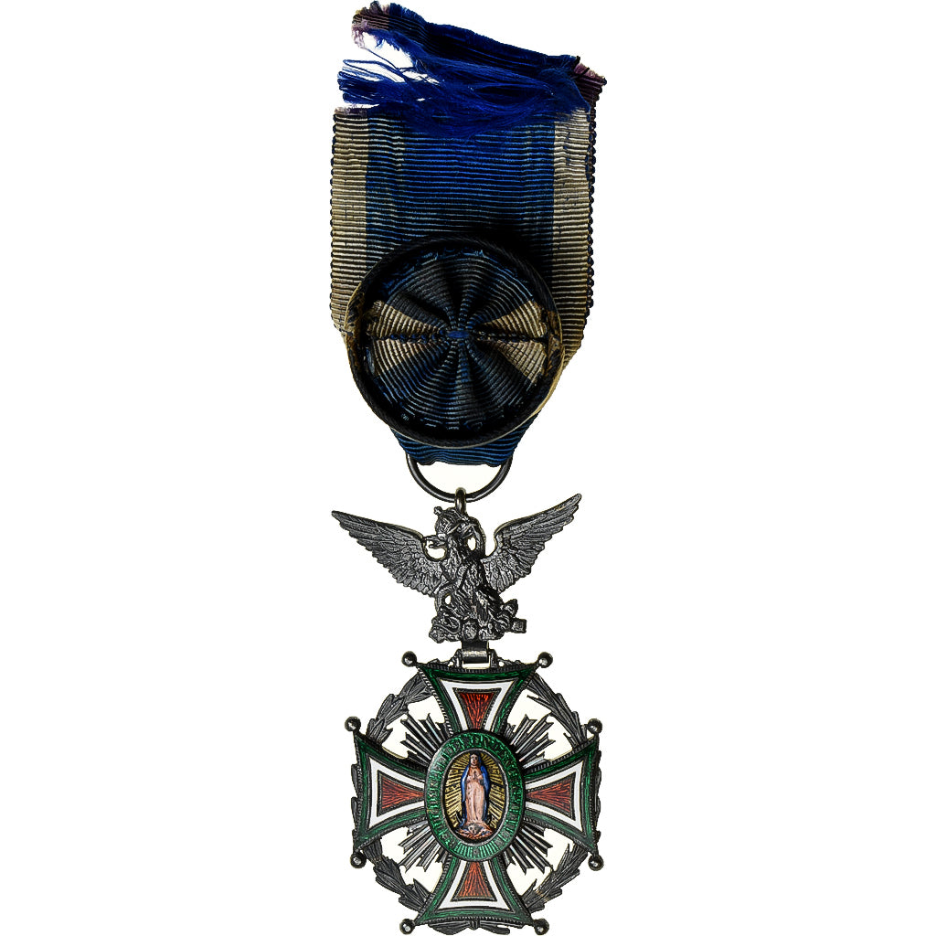 Mexique, Ordre de Notre-Dame de Guadalupe, Médaille, Officier, Très bon état