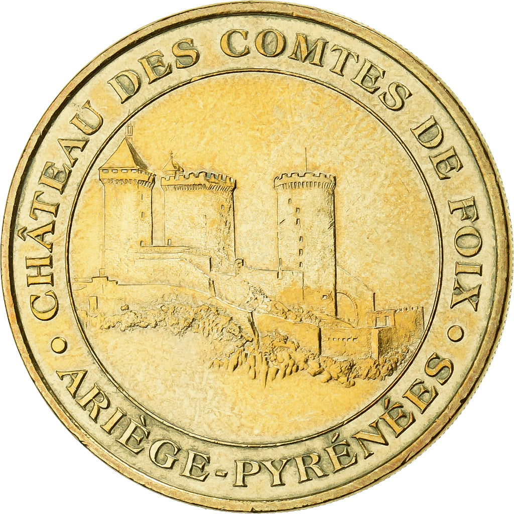 Frankreich, betaalpenning, Château des comtes de Foix - Ariège-Pyrénées